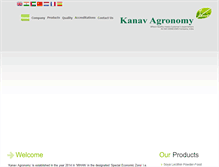 Tablet Screenshot of kanavagronomy.com